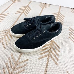 Keds black suede classic champion